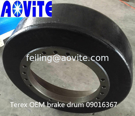 Brake drum 09016367 for Terex 3307 off-highway truck