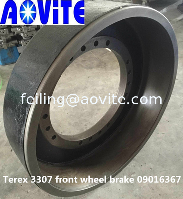 Brake drum 09016367 for Terex 3307 off-highway truck