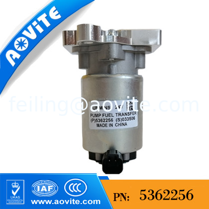 QSX15 ISX15 diesel engine 24V fuel transfer pump 4935095 electric pump 5362256 priming pump 4076581