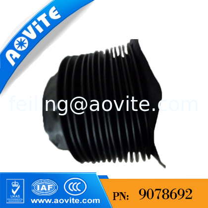Custom rubber dust protective cover bellows cover terex mining truck DUST PROOF SHIELD 9078692